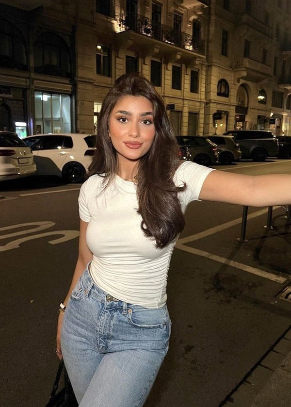 White Crop Top