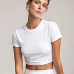 White Crop Top