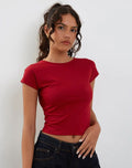 Red Crop Top