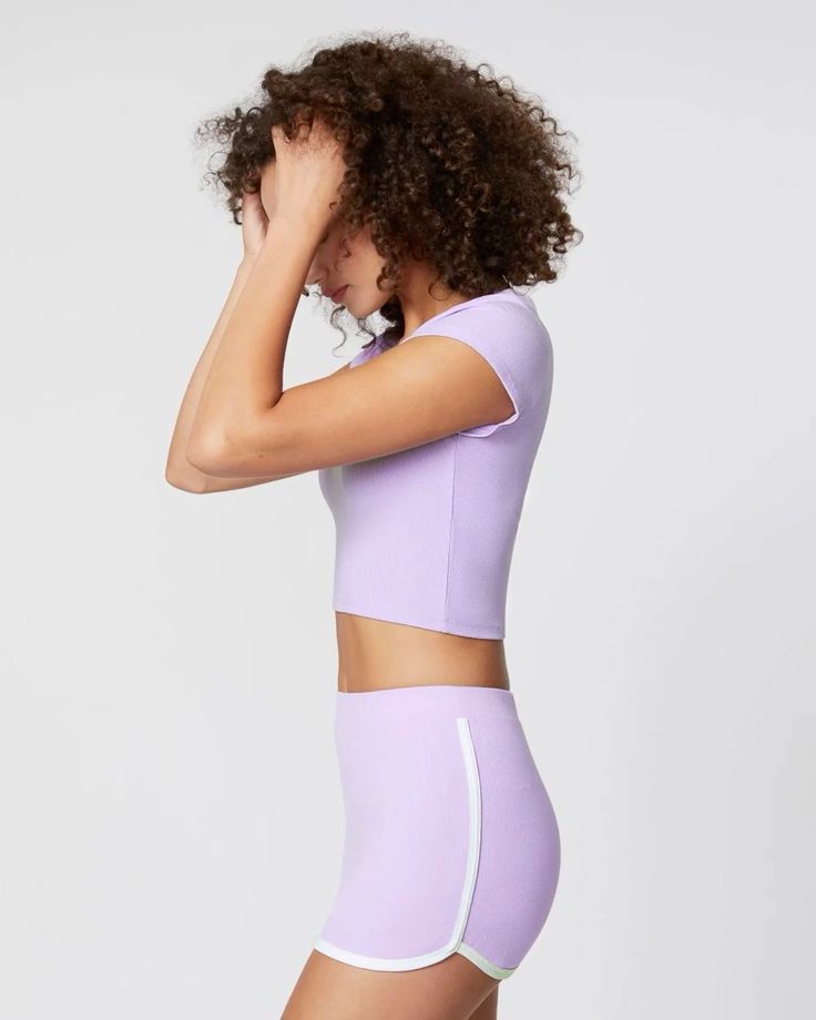 Lavender Crop Top