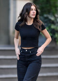 Black Crop Top