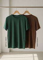 Bottle Green × Coffee Brown