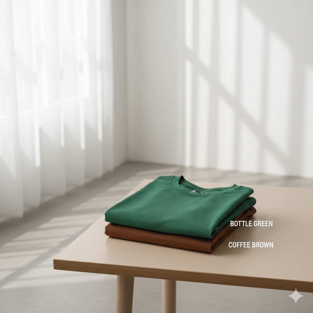 Bottle Green × Coffee Brown
