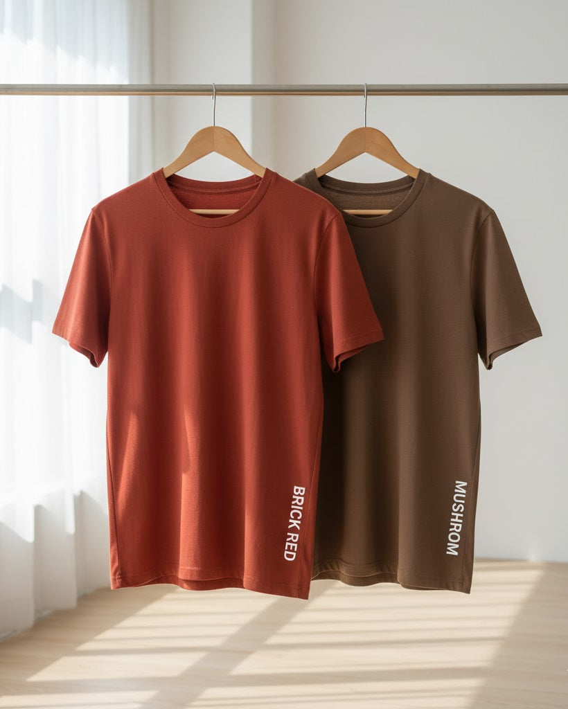 Brick Red × Mushroom