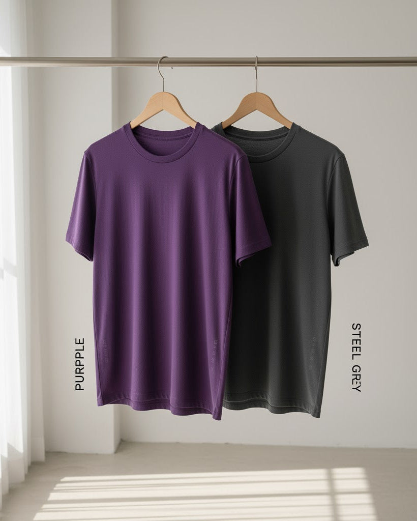 Purple × Steel Grey