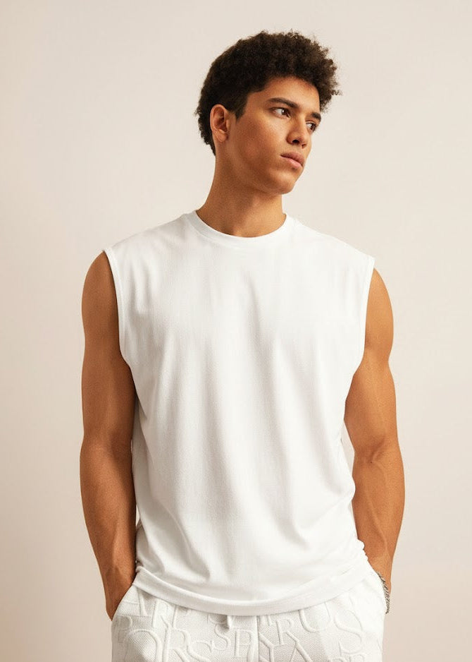 Ivory Clear Sleeveless
