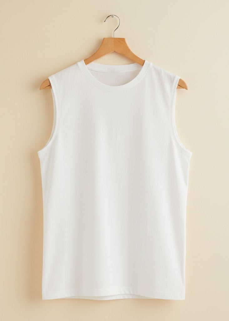 Ivory Clear Sleeveless